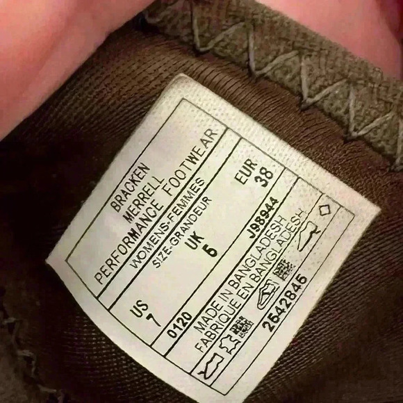 Merrell Bracken sandals size 7 38 brown toe ring walking outdoors gorpcore - Picture 11 of 12